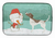 Dog and Snowman Christmas Dish Drying Mat - 652259276882