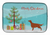 Christmas Tree and Dog on Dish Drying Mat - 652259245376