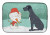 Dog and Snowman Christmas Dish Drying Mat - 652259276820