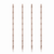 Bamboo Copper Straws By Viski - 842094179466