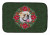 Poinsettia Wreath Dog on Dish Drying Mat - 652259253012