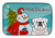 Snowman with Dog Dish Drying Mat - 652259241941