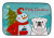 Snowman with Dog Dish Drying Mat - 652259241941