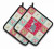 Seated Cat XOXO Pair of Pot Holders - 194030166918