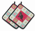 Seated Cat XOXO Pair of Pot Holders - 194030166734