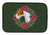 Poinsettia Wreath Dog on Dish Drying Mat - 652259253128