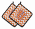 Monogram Chevron Pair of Pot Holders - 638508399557