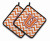 Monogram Chevron Pair of Pot Holders - 638508399557
