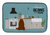 Dog Kitchen Scene Dish Drying Mat - 194030341834