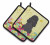 Easter Eggs Dog Pair of Pot Holders - 638508766618