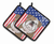 American Flag and Dog on Oven Mitt - 638508389053