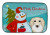 Snowman with Dog Dish Drying Mat - 652259243600