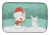 Dog and Snowman Christmas Dish Drying Mat - 652259277391