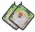 Dog Art Seasonal Pair of Pot Holders - 652259216369