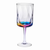 Acrylic Rainbow Diamond wine glass 15 oz. Set of 4 - 876770000065