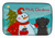 Snowman with Dog Dish Drying Mat - 652259246014