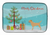 Christmas Tree and Dog on Dish Drying Mat - 652259240982