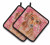 Dog Art Seasonal Pair of Pot Holders - 652259215744