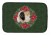 Poinsettia Wreath Dog on Dish Drying Mat - 652259253432