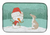 Dog and Snowman Christmas Dish Drying Mat - 652259277216