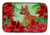 Poinsettias Dog on Dish Drying Mat - 652259252329