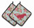 Dog Artwork Pair of Pot Holders - 638508370228