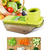 Veggie Lover's Compact Palm Sized Mini Grater and Veggie Slicer - 740016254553