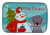 Snowman with Dog Dish Drying Mat - 652259250936