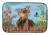 Spring Dog on Dish Drying Mat - 652259251995
