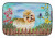 Spring Dog on Dish Drying Mat - 652259251582