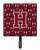 Letter Football Garnet and Gold Leash or Key Holder - 638508314574
