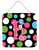 Initial Monogram - Polkadots and Pink Wall or Door Hanging Prints - 615872644353