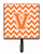 Letter Chevron Orange and White Leash or Key Holder - 638508306739