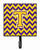 Letter Chevron Purple and Gold Leash or Key Holder - 638508305466