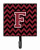 Letter Chevron Garnet and Black  Leash or Key Holder - 638508308078