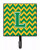 Letter Chevron Green and Gold Leash or Key Holder - 638508309679