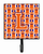 Letter Football Orange, White and Regalia Leash or Key Holder - 638508313058