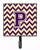Letter Chevron Purple and Gold Leash or Key Holder - 638508309457
