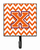 Letter Chevron Orange and Regalia Leash or Key Holder - 638508310576