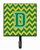 Letter Chevron Green and Gold Leash or Key Holder - 638508309594