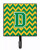 Letter Chevron Green and Gold Leash or Key Holder - 638508309594
