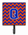 Letter Chevron Orange and Blue Leash or Key Holder - 638508306180