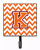 Letter Chevron Orange and Regalia Leash or Key Holder - 638508310446