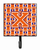 Letter Football Orange, White and Regalia Leash or Key Holder - 638508313171