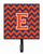 Letter Chevron Orange and Blue Leash or Key Holder - 638508305565