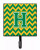 Letter Chevron Green and Gold Leash or Key Holder - 638508309631