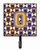 Letter Football Purple and Gold Leash or Key Holder - 638508311009
