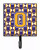 Letter Football Purple and Gold Leash or Key Holder - 638508311009