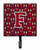Letter Football Garnet and Gold Leash or Key Holder - 638508314550