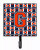 Letter Football Orange, Blue and white Leash or Key Holder - 638508311443
